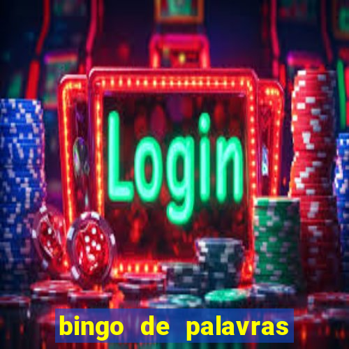 bingo de palavras cha de bebe